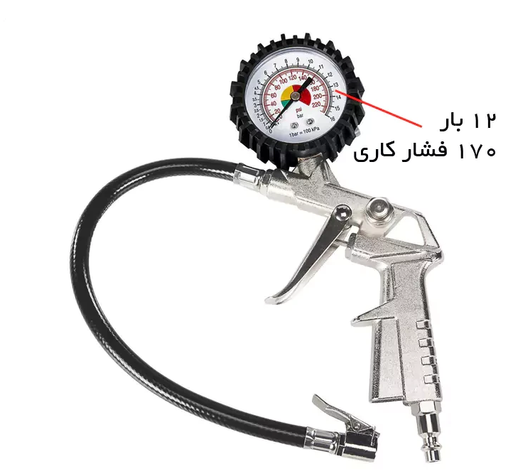 درجه تنظیم باد تفنگی کارگاهی رابین 12 بار TG-4