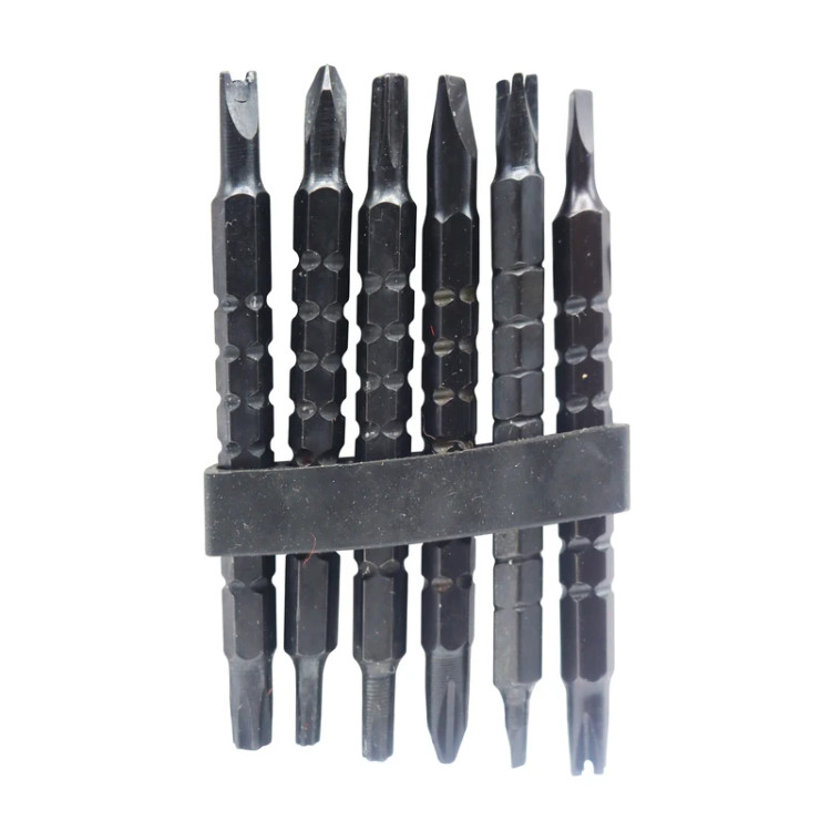پیچ گوشتی مشتی جغجغه ای ای زد دی مدل همه کاره کد SMT-AZD-13IN1-S2-CR-V بسته 7 عددی