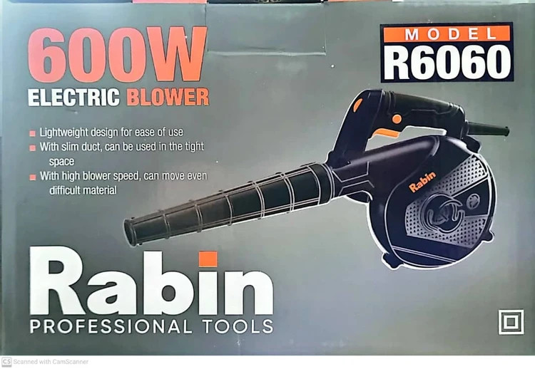 بلوور دمنده مکنده رابین مدل R6060 ظرفیت ۶۰۰ وات