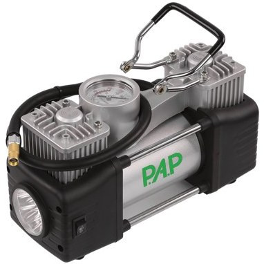 پمپ باد فندکی پی ای پی مدل AC1502 دو سیلندر با برق و آداپتور