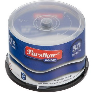 سی دی خام پارسیکار مدل JM4000 بسته 50 عددی