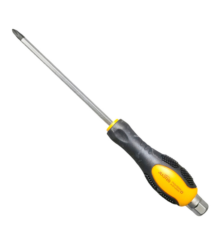 پیچ گوشتی چهارسو سایز 150*6 ضربه و بکس خور حرفه ای جاستر JUSTER مدل JLD12006