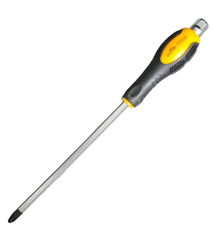 پیچ گوشتی چهارسو سایز 200*8 ضربه و بکس خور حرفه ای جاستر JUSTER مدل JLD12008